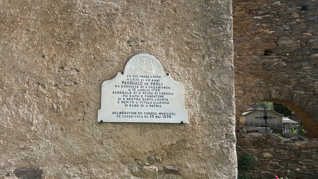 Couvent Saint Antoine de Casabiance - plaque commémorative
