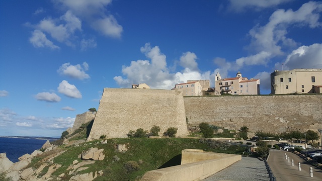La citadelle de Calvi en gros plan