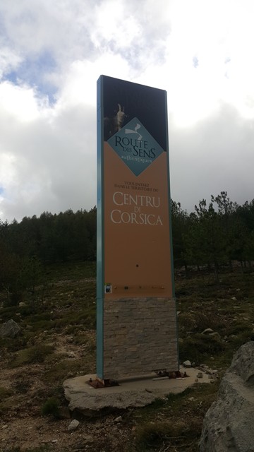 Col de Vergio - Panneau Centre Corse