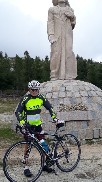 Daniel au sommet du col de Vergio Daniel au sommet du col de Vergio
